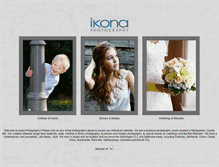 Tablet Screenshot of ikonaphotography.com